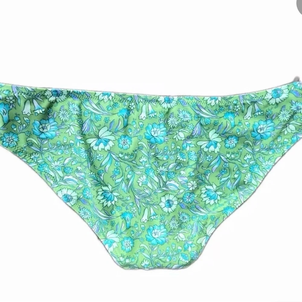 J. Crew Green Floral Bikini Set - Picture 5 of 12